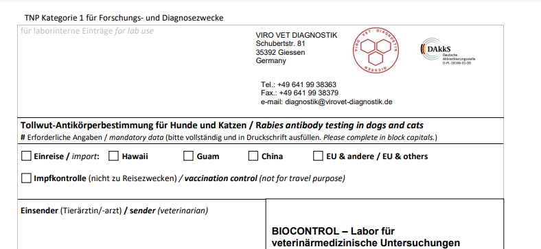 Biocontrol Tollwut Bild